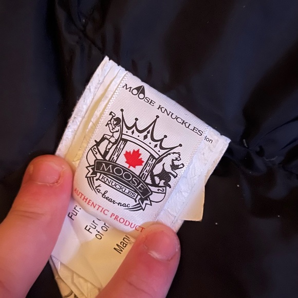 Men’s Small Moose Knuckles Parka - Picture 8 of 9